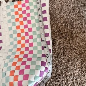 Kate Spade Vibrant Orange and Purple Tote